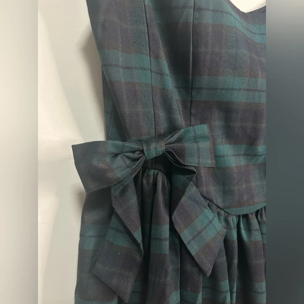 Avec Les Filles Green Plaid Mini Dress - Picture 4 of 9